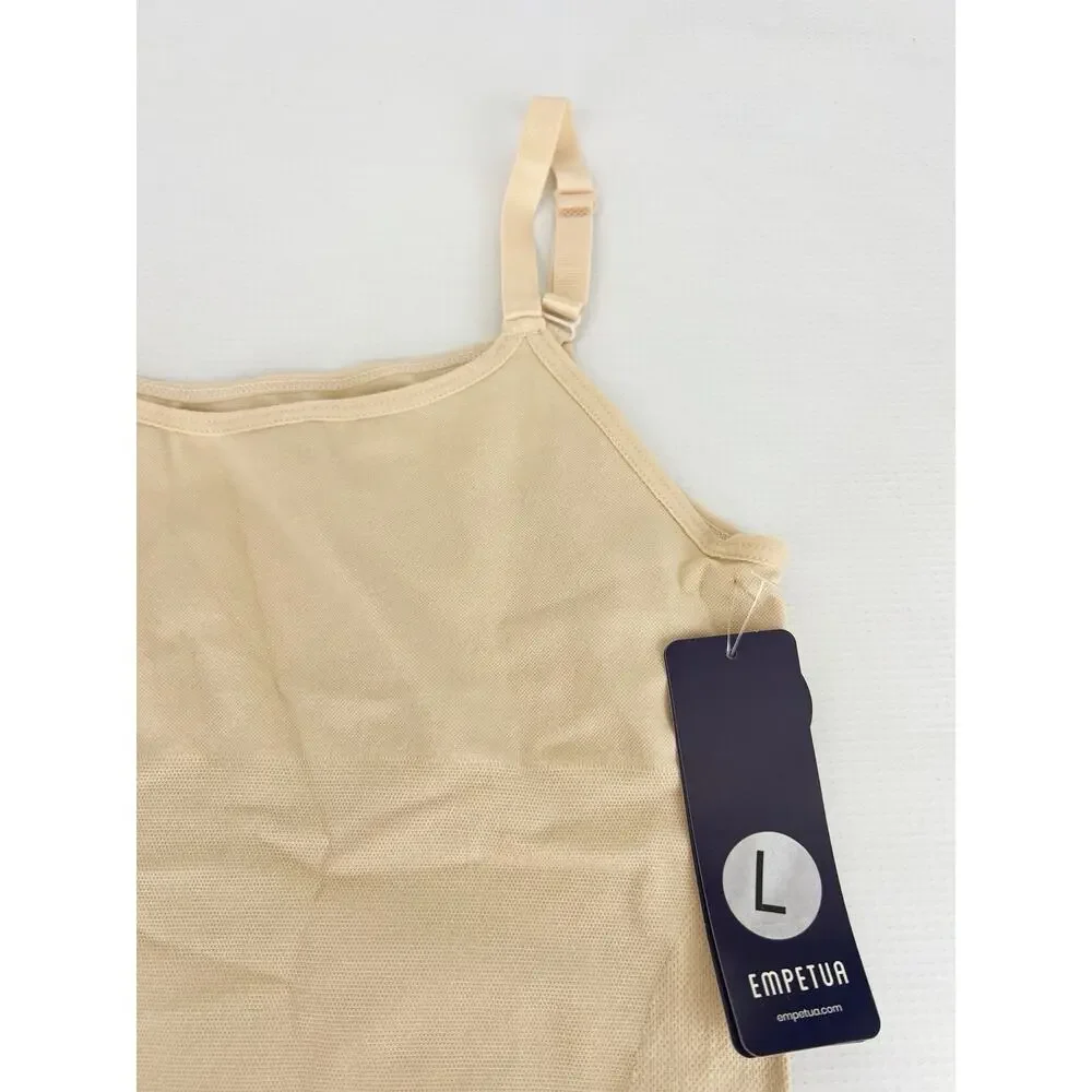 Empetua by Shapermint Women’s Large Nude Scoop Neck Cami Tank Shapewear New
